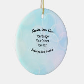 Erstellen Sie Ihr eigenes Design/Logo Keramik Ornament (Rechts)