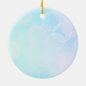 Erstellen Sie Ihr eigenes Design/Logo Keramik Ornament (Hinten)