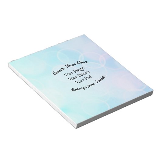 Erstellen Sie Ihr eigenes Design/Logo Notizblock (angewinkelt)