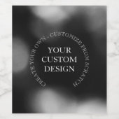 Erstellen Sie Ihr eigenes Design/Logo Weinetikett (Einzelnes Label)