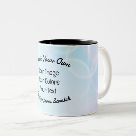 Erstellen Sie Ihr eigenes Design/Logo Zweifarbige Tasse (VorderseiteRechts)