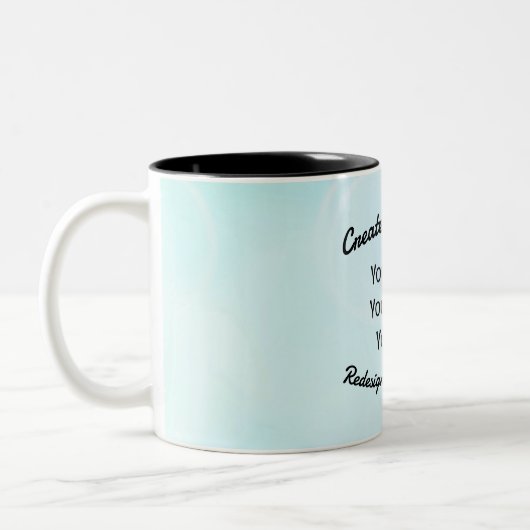 Erstellen Sie Ihr eigenes Design/Logo Zweifarbige Tasse (Links)