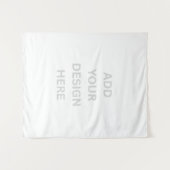 Erstellen Sie Ihr eigenes Design-Medium. Wandteppich (Vorderseite (Horizontal))