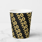 Erstellen Sie Ihr eigenes Design Modernes Neujahrs Pappbecher (Vorderseite)