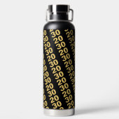 Erstellen Sie Ihr eigenes Design Modernes Neujahrs Trinkflasche (Rückseite)