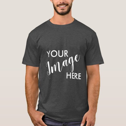 Erstellen Sie Ihr eigenes Design oder Logo schwarz T-Shirt (Vorderseite)