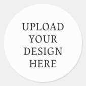 Erstellen Sie Ihr eigenes Design personalisierter  Runder Aufkleber (Vorderseite)