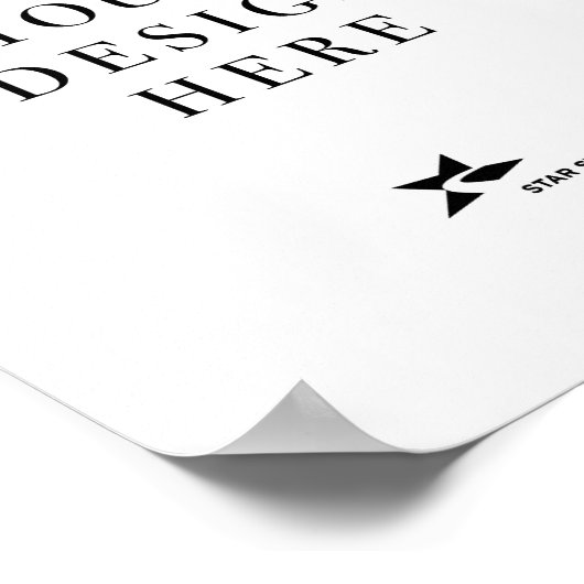 Erstellen Sie Ihr eigenes Design-Portrait-Poster Poster (Ecke)