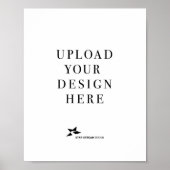 Erstellen Sie Ihr eigenes Design-Portrait-Poster Poster (Vorne)