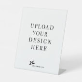 Erstellen Sie Ihr eigenes Design-Portrait Sockelschild (Vorderseite)