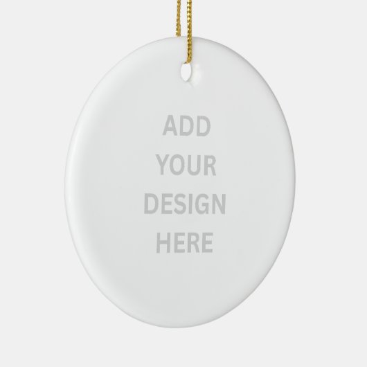 Erstellen Sie Ihr eigenes Design Porzellan Circle Keramik Ornament (Rechts)