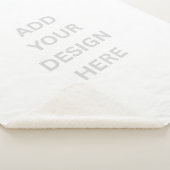 Erstellen Sie Ihr eigenes Design Small Sherpa Blan Sherpadecke (3/4)