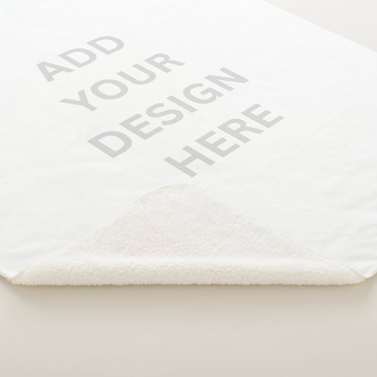 Erstellen Sie Ihr eigenes Design Small Sherpa Blan Sherpadecke (3/4)