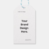 Erstellen Sie Ihr eigenes Design und Drucken Geschenkanhänger (Rückseite)