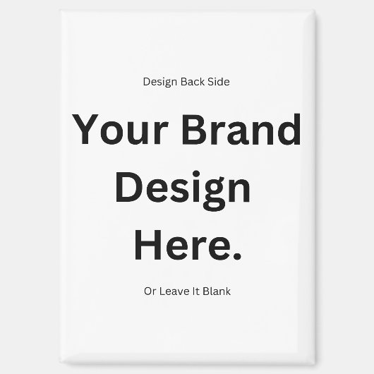 Erstellen Sie Ihr eigenes Design und Drucken Magnet (Vorderseite)