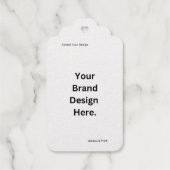 Erstellen Sie Ihr eigenes Design und drucken Sie d Geschenkanhänger (Rückseite)