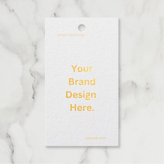 Erstellen Sie Ihr eigenes Design und drucken Sie d Geschenkanhänger (Vorderseite)