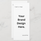 Erstellen Sie Ihr eigenes Design und drucken Sie d Menükarte (Vorne/Hinten)