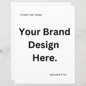 Erstellen Sie Ihr eigenes Design und drucken Sie e (Vorne/Hinten)