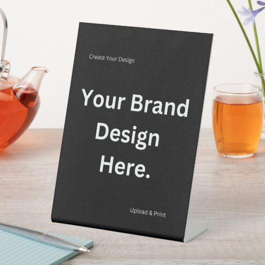 Erstellen Sie Ihr eigenes Design und drucken Sie I Sockelschild (In Situ)