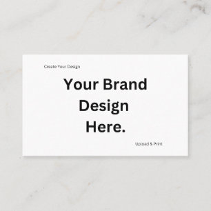 Erstellen Sie Ihr eigenes Design und Drucken Visitenkarte