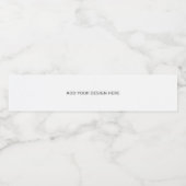 Erstellen Sie Ihr eigenes Design Wasserflaschen-Et Wasserflaschenetikett (Einzelnes Label)