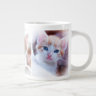Erstellen Sie Ihr eigenes Drei-Familien-Tier-Foto Jumbo-Tasse