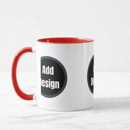 Erstellen Sie Ihr eigenes dunkelgrau-personalisier Tasse (Links)