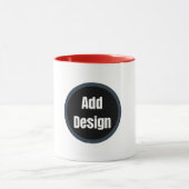 Erstellen Sie Ihr eigenes dunkelgrau-personalisier Tasse (Zentrum)