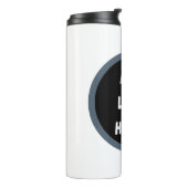 Erstellen Sie Ihr eigenes dunkelgrau-personalisier Thermosbecher (Nach links gedreht)