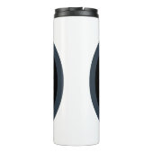 Erstellen Sie Ihr eigenes dunkelgrau-personalisier Thermosbecher (Rückseite)