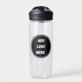 Erstellen Sie Ihr eigenes dunkelgrau-personalisier Trinkflasche (Vorderseite)