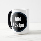 Erstellen Sie Ihr eigenes dunkelgrau-personalisier Verwandlungstasse (Vorderseite Links)