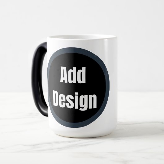 Erstellen Sie Ihr eigenes dunkelgrau-personalisier Verwandlungstasse (Vorderseite Links)