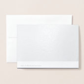 Erstellen Sie Ihr eigenes dunkelgraues benutzerdef Folienkarte (Rückseite mit Umschlag)