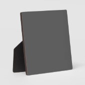 Erstellen Sie Ihr eigenes dunkelgraues benutzerdef Fotoplatte (Vorderseite)