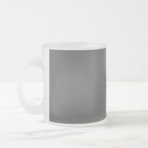 Erstellen Sie Ihr eigenes dunkelgraues benutzerdef Mattglastasse
