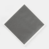 Erstellen Sie Ihr eigenes dunkelgraues benutzerdef Serviette (Ecke)