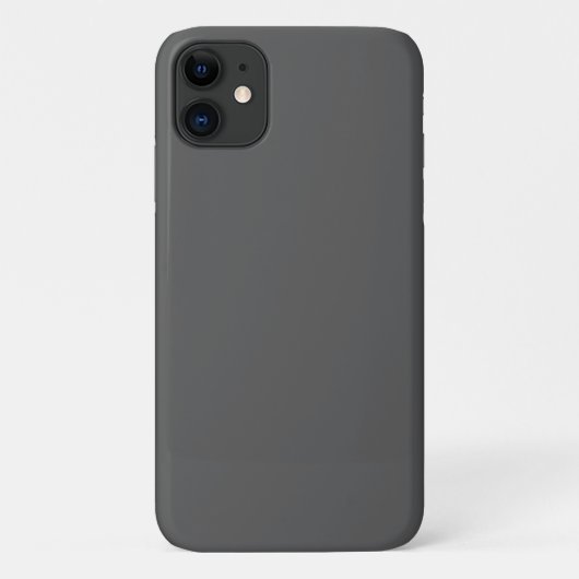 Erstellen Sie Ihr eigenes dunkelgraues individuell Case-Mate iPhone Hülle (Rückseite)