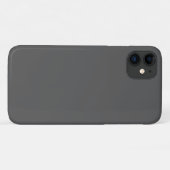 Erstellen Sie Ihr eigenes dunkelgraues individuell Case-Mate iPhone Hülle (Rückseite (Horizontal))