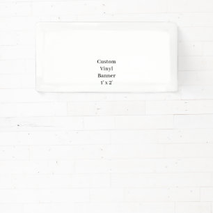 Erstellen Sie Ihr eigenes einfaches 1' x 2' Vinyl- Banner