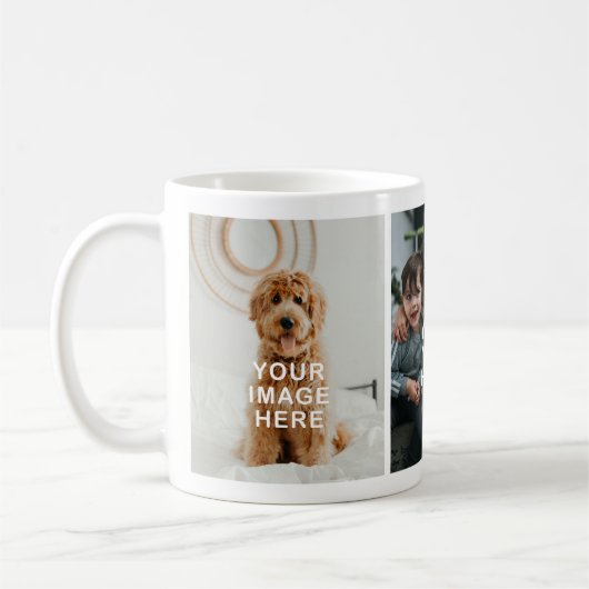 Erstellen Sie Ihr eigenes einfaches 3-Foto- Kaffeetasse (Links)
