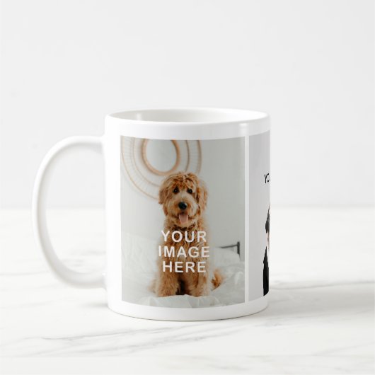 Erstellen Sie Ihr eigenes einfaches 3-Foto- Kaffeetasse (Links)