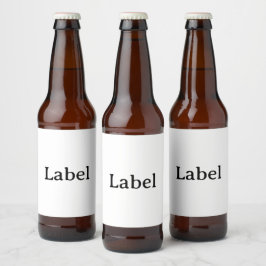 Erstellen Sie Ihr eigenes einfaches benutzerdefini Bierflaschenetikett