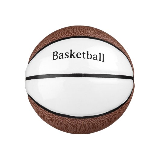 Erstellen Sie Ihr eigenes einfaches benutzerdefini Mini Basketball (Vorderseite)