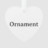 Erstellen Sie Ihr eigenes einfaches benutzerdefini Ornament (Vorderseite)