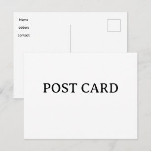 Erstellen Sie Ihr eigenes einfaches benutzerdefini Postkarte