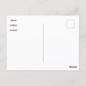 Erstellen Sie Ihr eigenes einfaches benutzerdefini Postkarte (Rückseite)