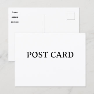 Erstellen Sie Ihr eigenes einfaches benutzerdefini Postkarte