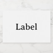 Erstellen Sie Ihr eigenes einfaches benutzerdefini Schaumweinetikett (Einzelnes Label)